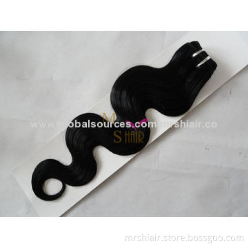18-inch Color 1# Human Remy Hair Weaving